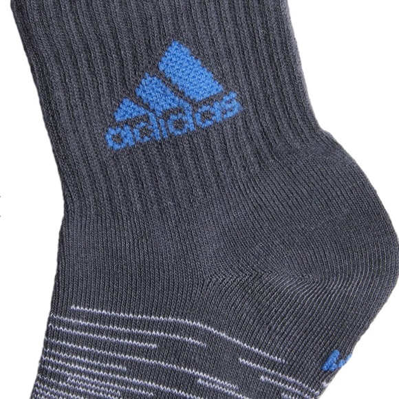 3 pairs Adidas Youth Superlite Badge of Sport Quarter Socks 6 Pack - Picture 6 of 13